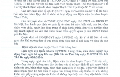 Thông báo về việc lựa chọn tổ chức đấu giá tài sản số 1368